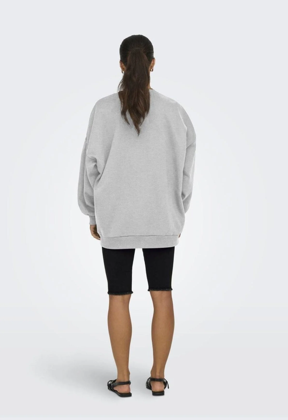 Only Onldaze L/S Oversize O-Neck Swt 4618896 light grey melange