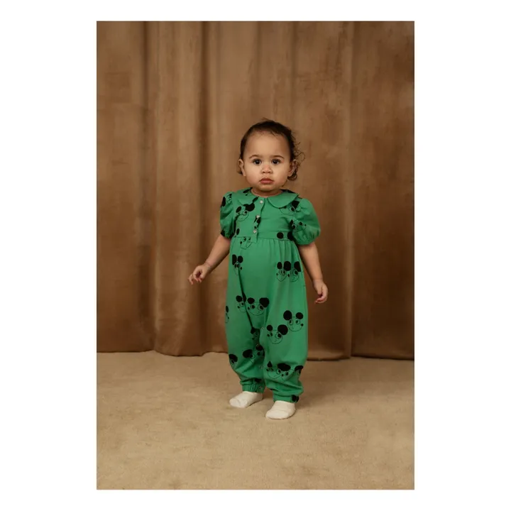 Mini Rodini Combinaison Coton Bio Ritzrats | Vert