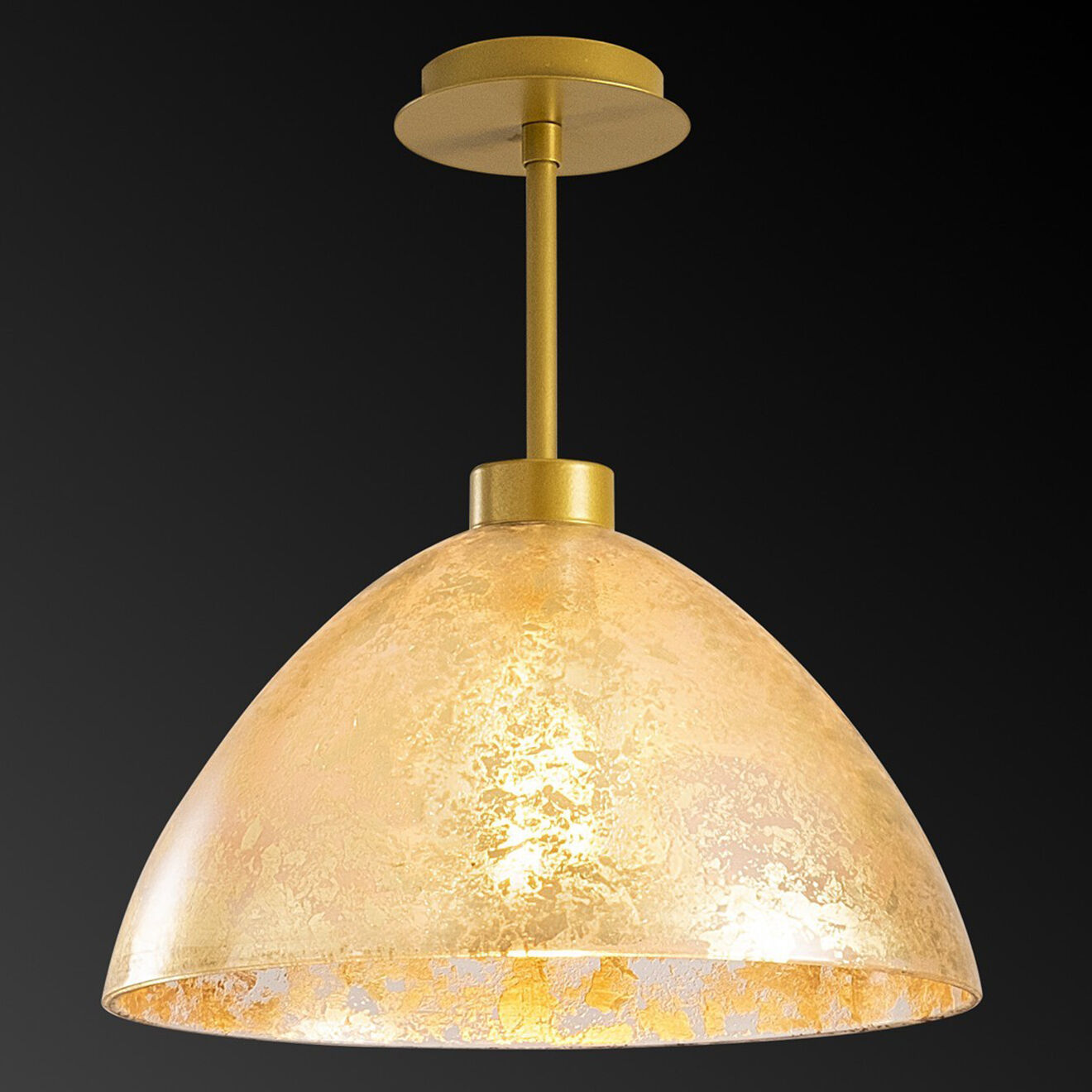 Opviq Lustre Bergama  doré - D.34x37 cm
