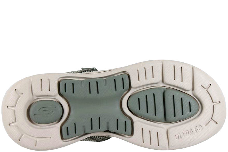 SKECHERS GO WALK ARCH FIT SANDAL - POLISHED OLIVE GREEN