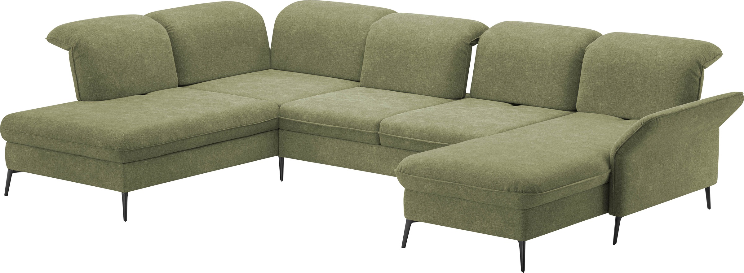 sit&more Wohnlandschaft »Emely, inkl. Sitztiefenverstellung« wahlweise mit Bettfunktion,Bettkasten,Kopf- & Armteilverstellung