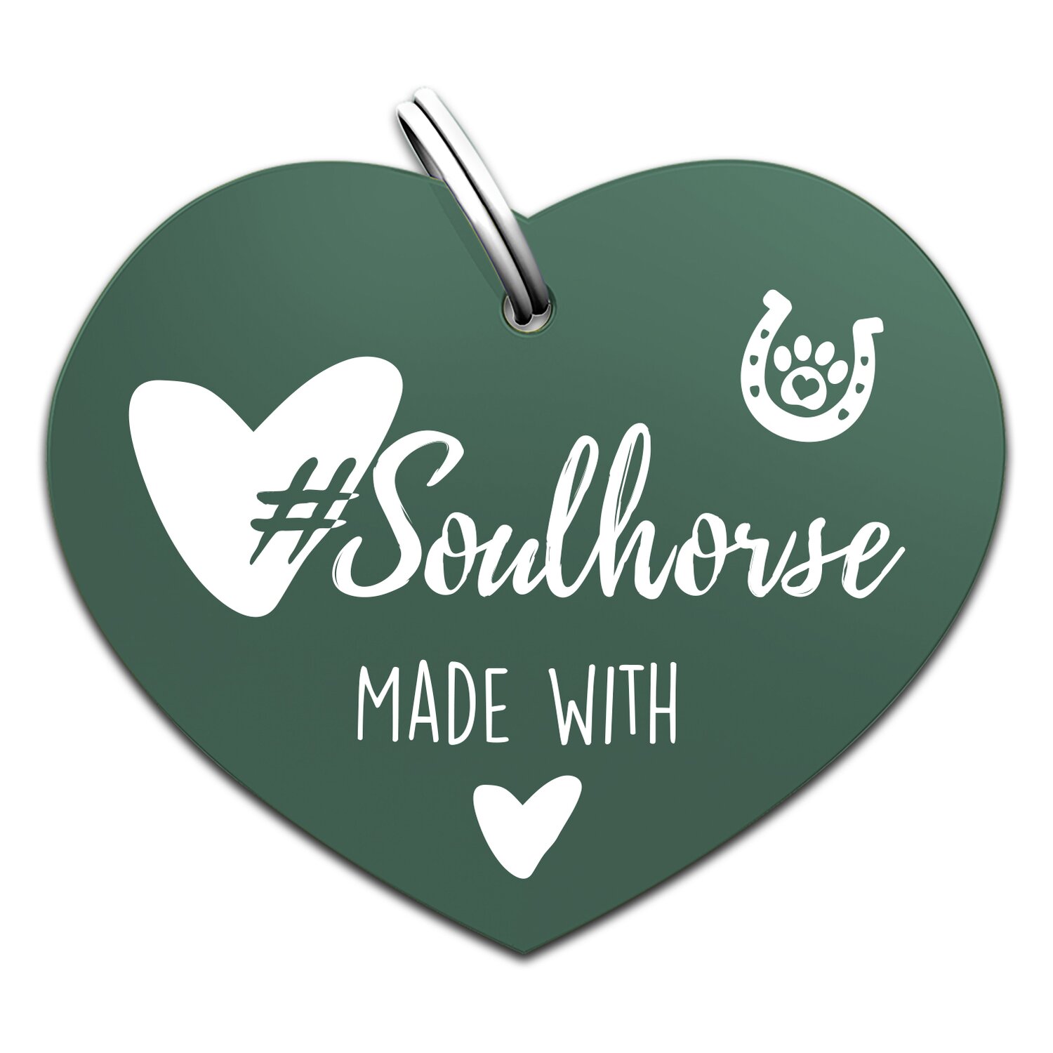 Soulhorse Anhänger Hund  - dunkelgrün