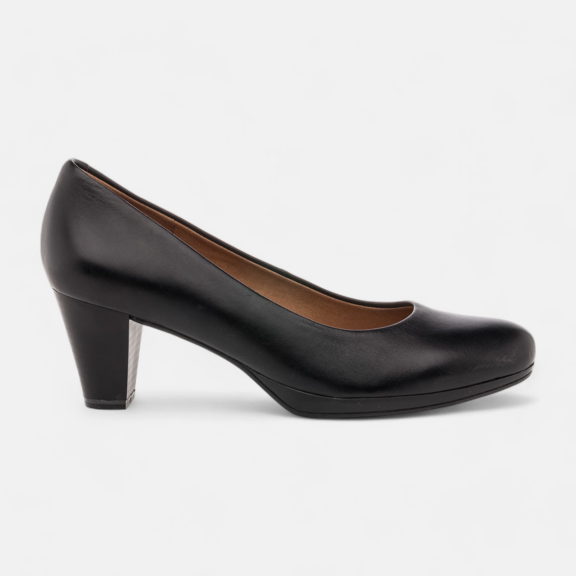 Escarpins Femme en cuir noir