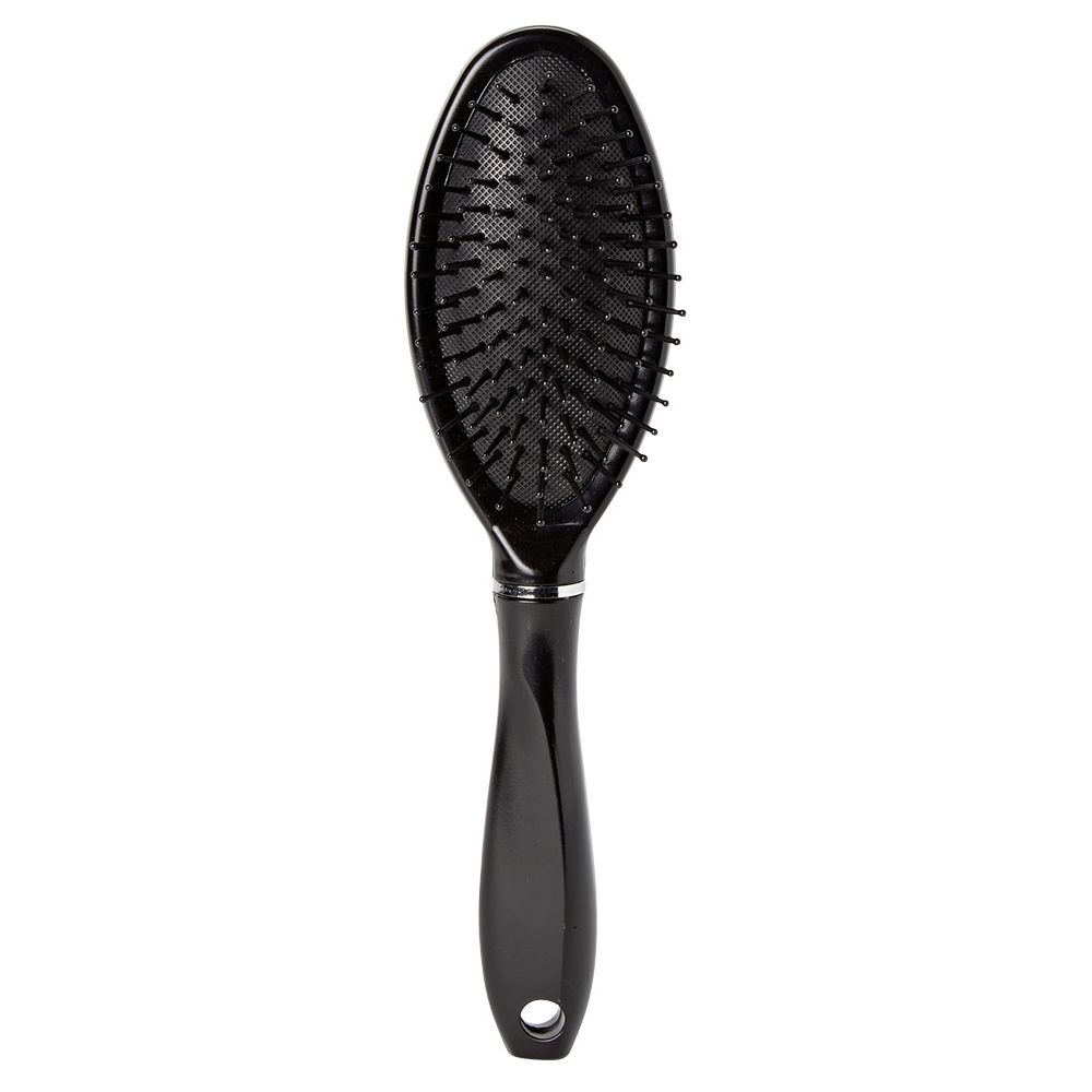Brosse pneumatique ovale picots perlés pvc noir