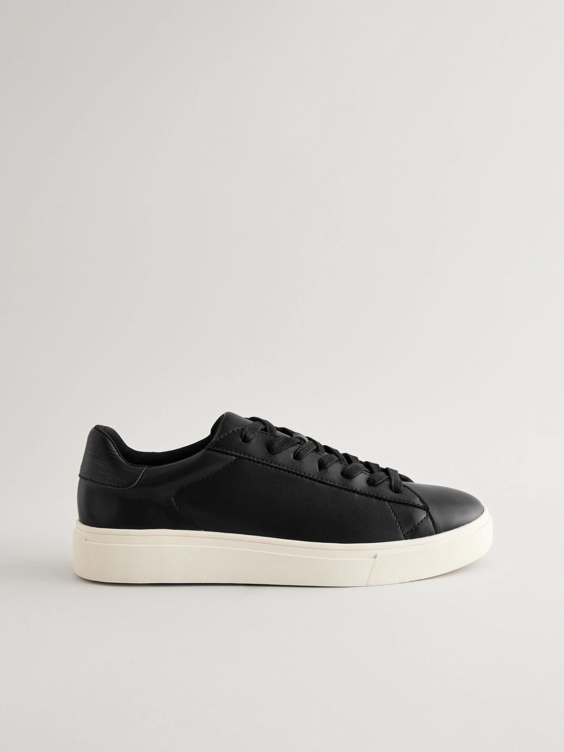 Zwart - Chic-casual lange sneakers