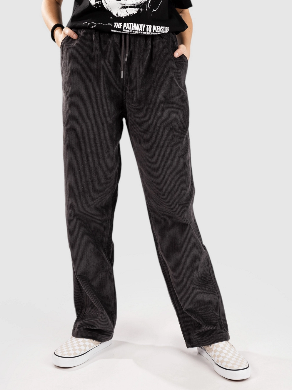 Blue Tomato Cord Relaxed Pants grey
