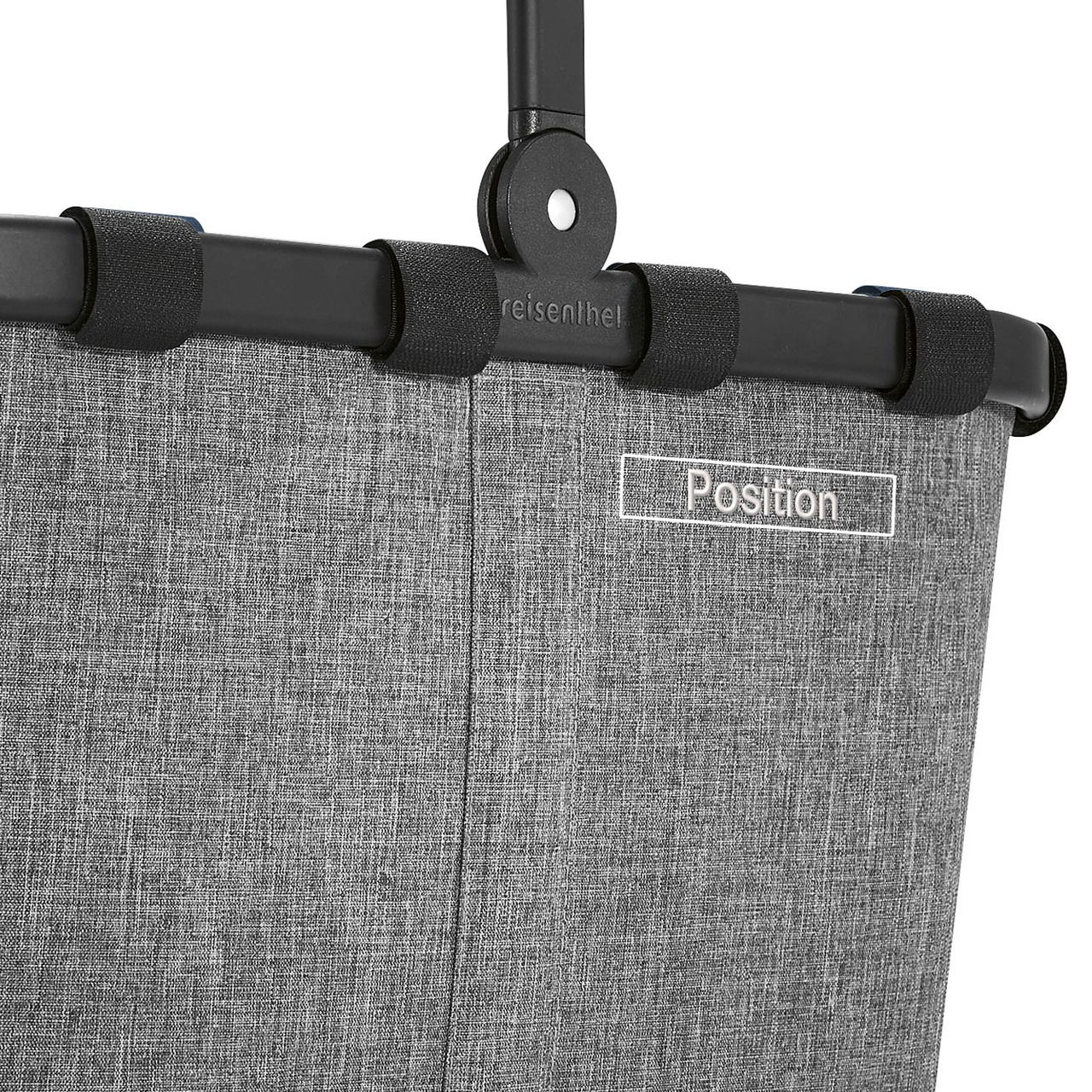 Reisenthel carrybag Einkaufskorb Frame Twist silver 48 cm