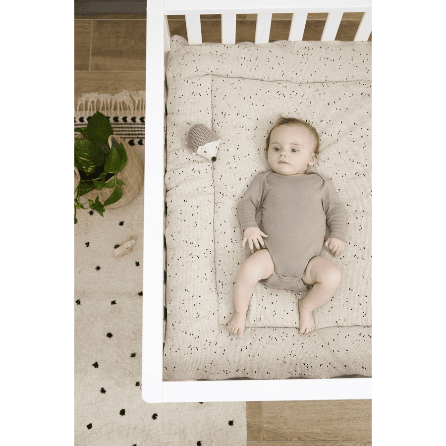 MEYCO Laufgittereinlage Rib Mini Spot - Sand Melange - 80 x 100 cm