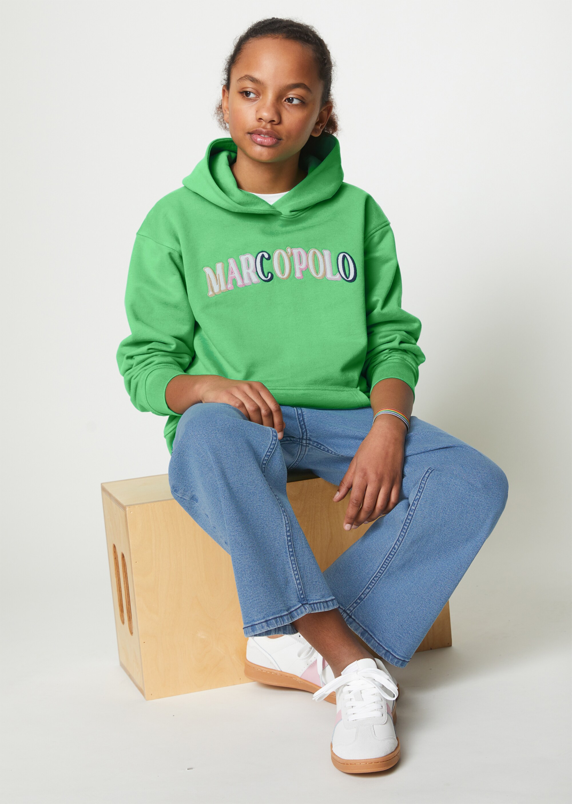 TEENS-GIRLS Hoodie mit Logo-Stickerei