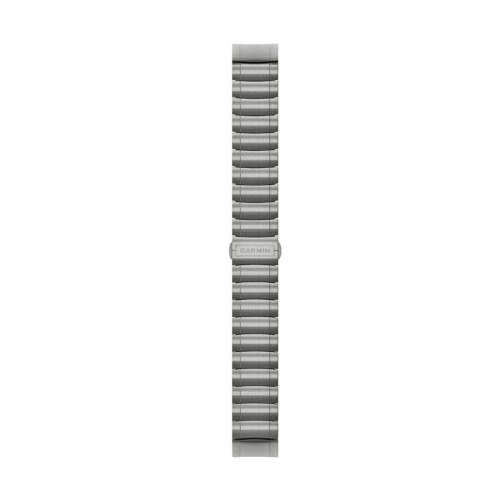 Garmin Unisex Tilbehør til ure/armbånd QuickFit® 22 Band (Hybrid Metal Bracelet) Sølv