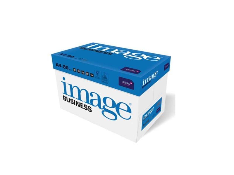 Image Kopierpapier Image Business A4 80 g/m², 2500 Blatt Druckerpapier für hohe Produktionsvolumen