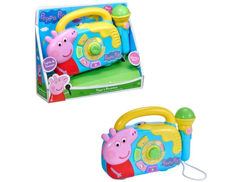 HTI Musikspielzeug Peppa Pig Boombox Boombox von Peppa Pig