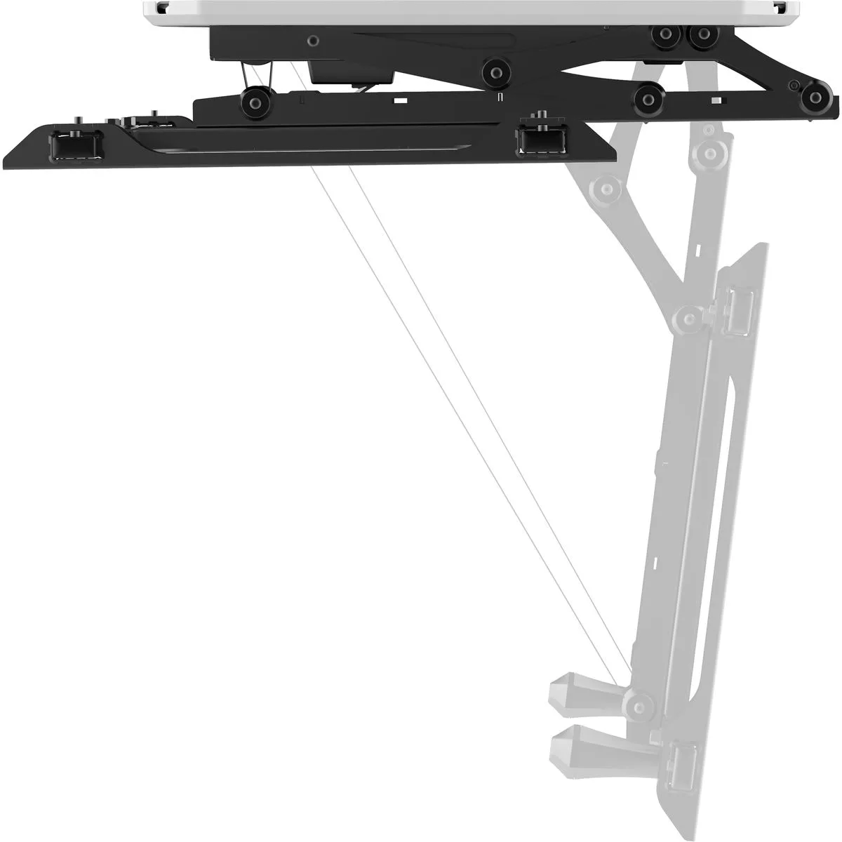 Multibrackets M Motorized Ceiling Mount Supports TV