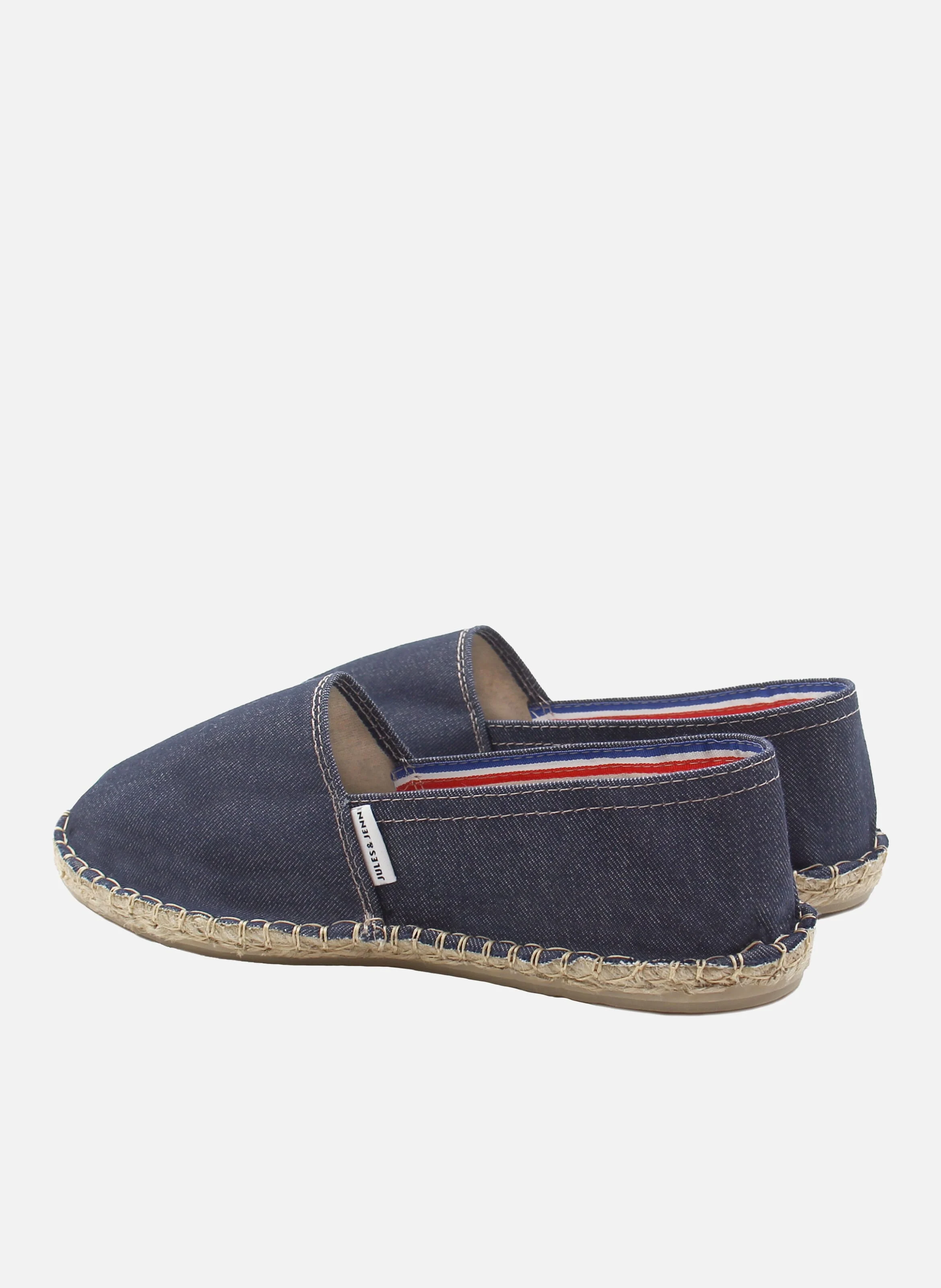 Espadrilles toile jean | Bleu