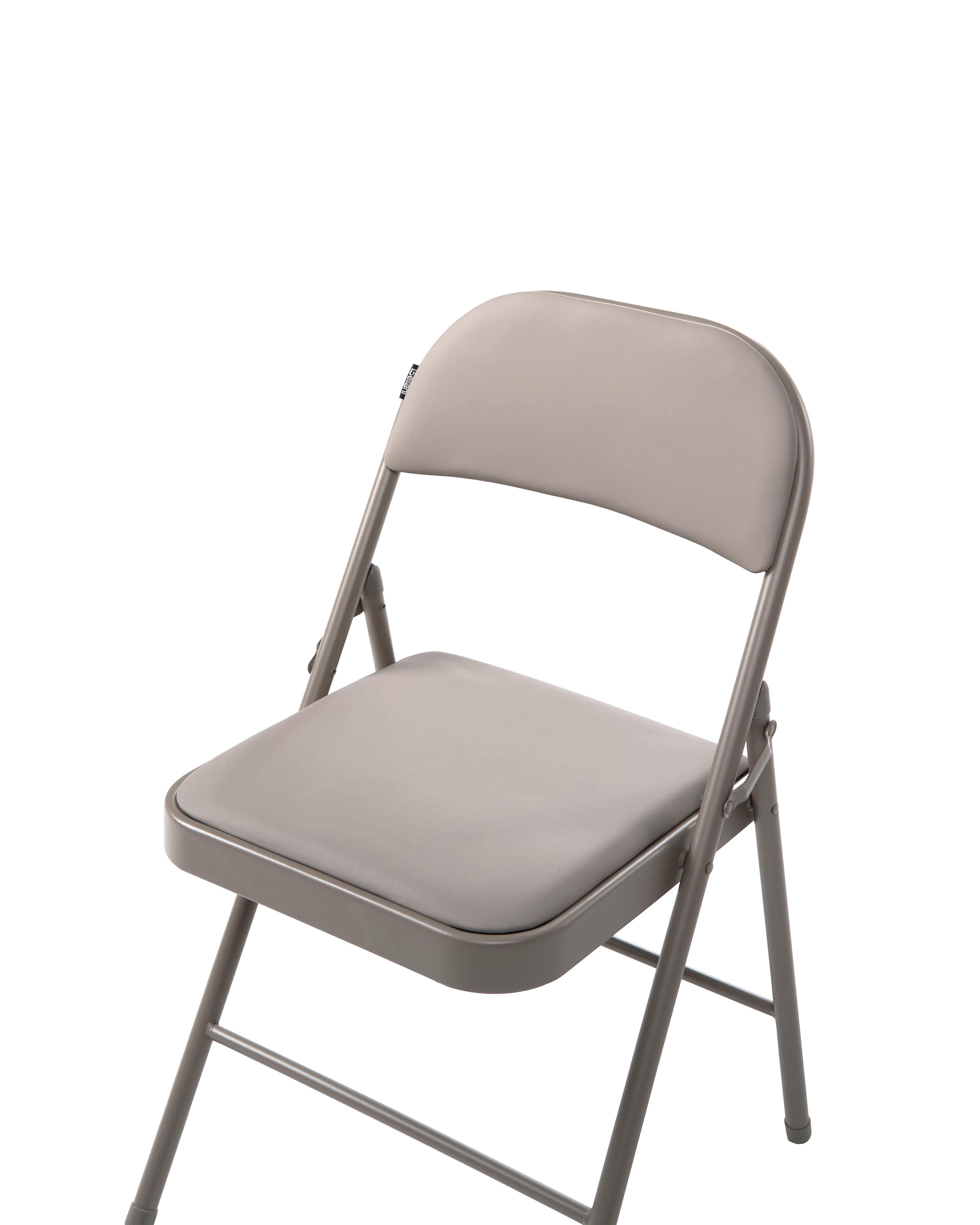Set van 4 klapstoelen SHASTA Metaal Taupe