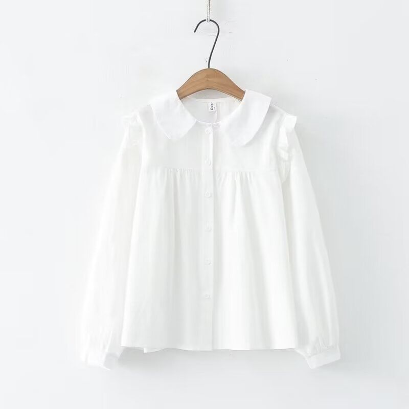 PANDAGO - V-hals trui met hartaccent / effen shirt met lange mouwen / set