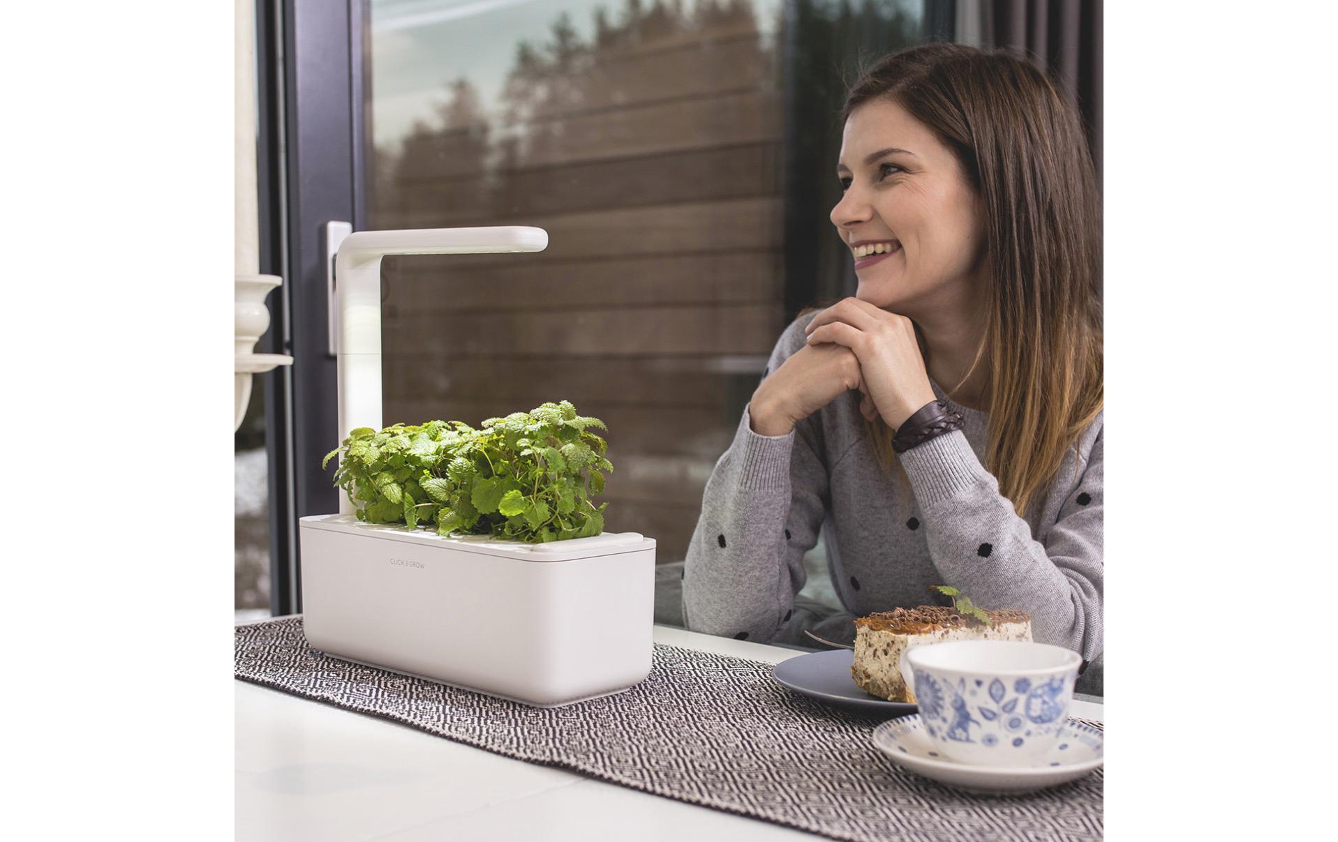 Kräutertopf Smart Garden 3 GrauZüchten Sie Küchenkräuter und andere Pflanzen bequem in der eigenen Wohnung