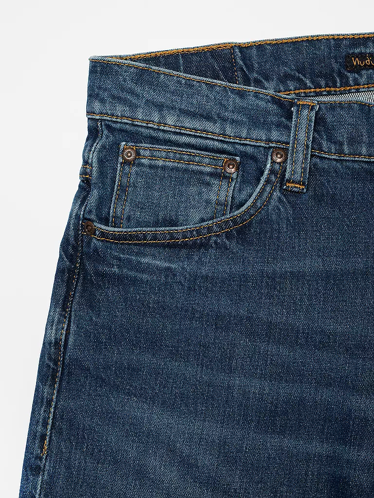 NUDIE JEANS Jeans Slim Fit GRIM TIM blau