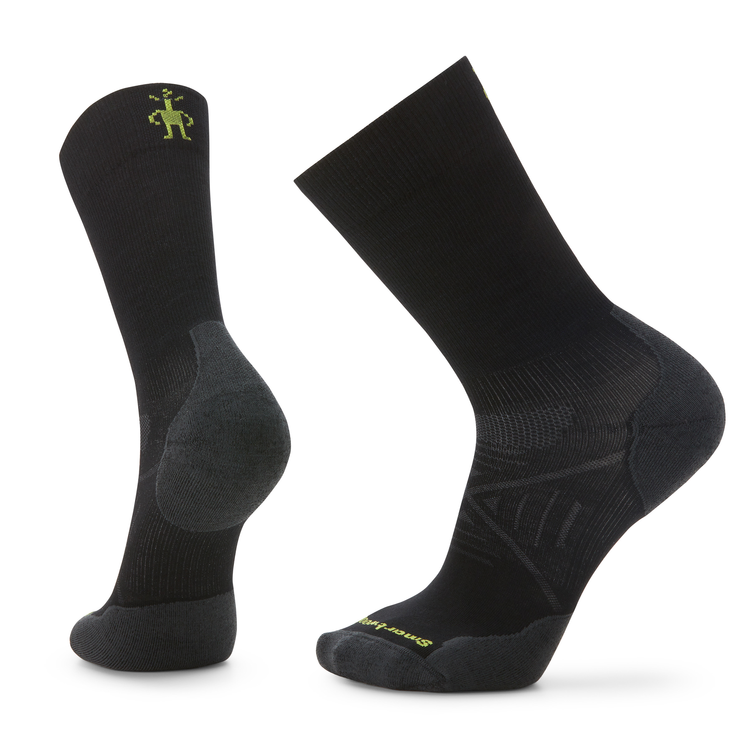 Nordic Targeted Cushion Crew Socks Black