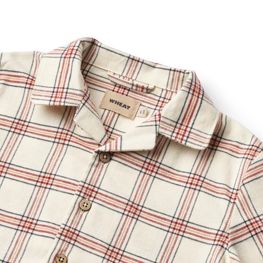 Wheat Madison Pyjamas, Eggshell Check, 110 cm