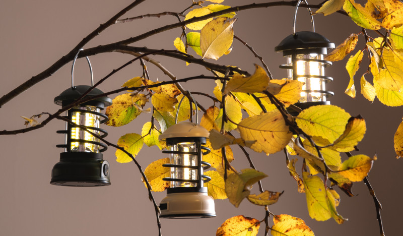 Table Lamp Camping Lantern LED LM2247BK Black