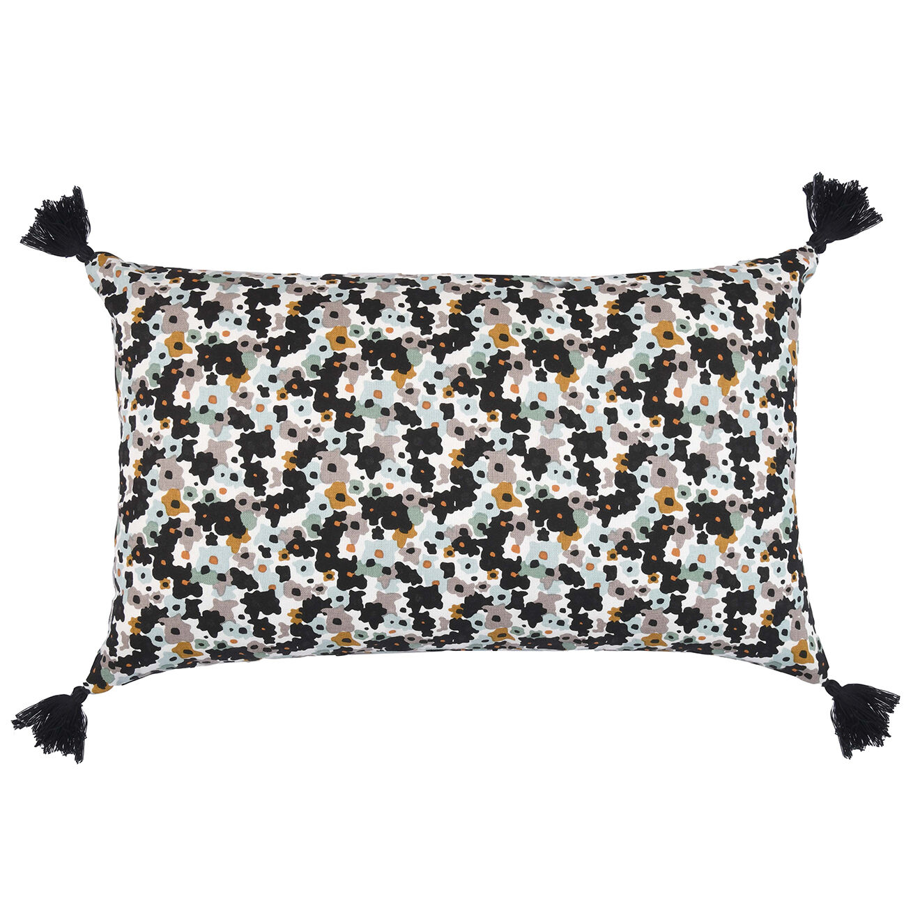 Febronie Home Housse de coussin Liberty noir délavé - 50x30 cm