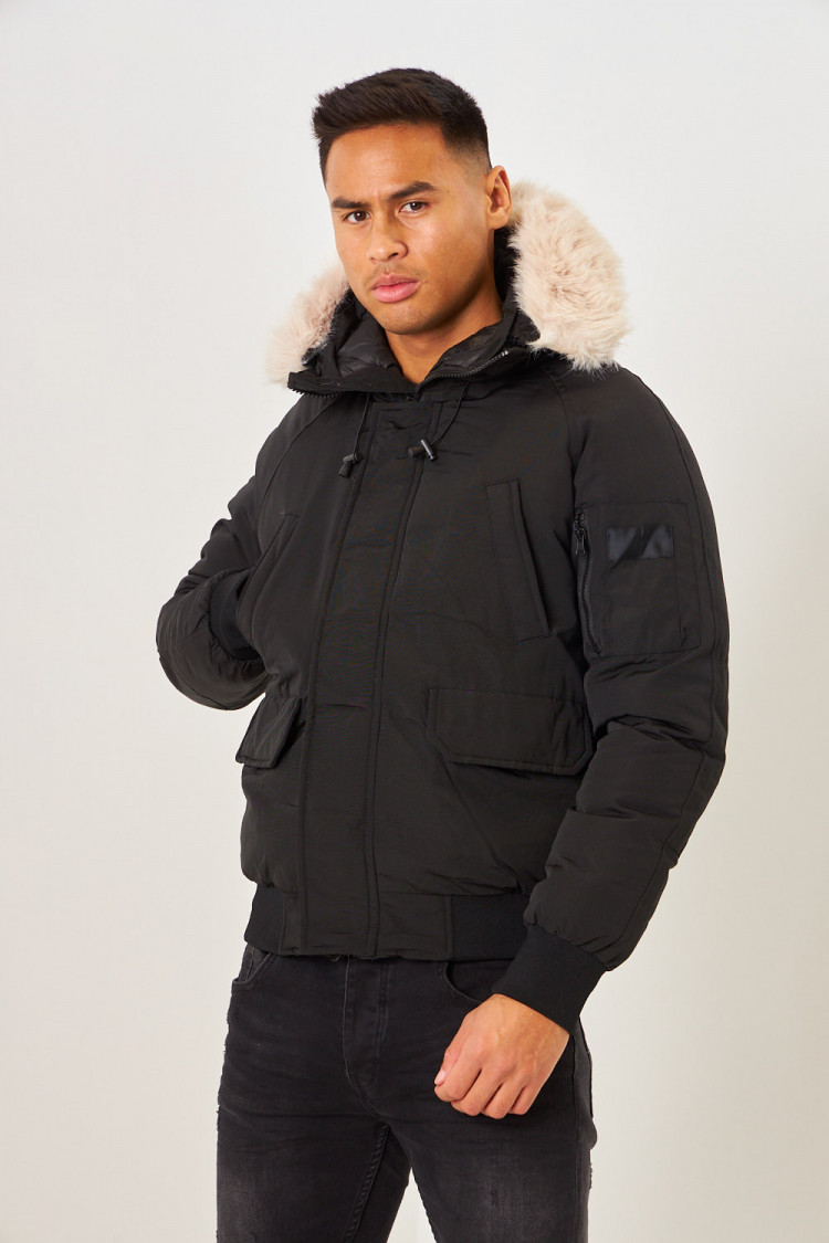 Parka courte noire