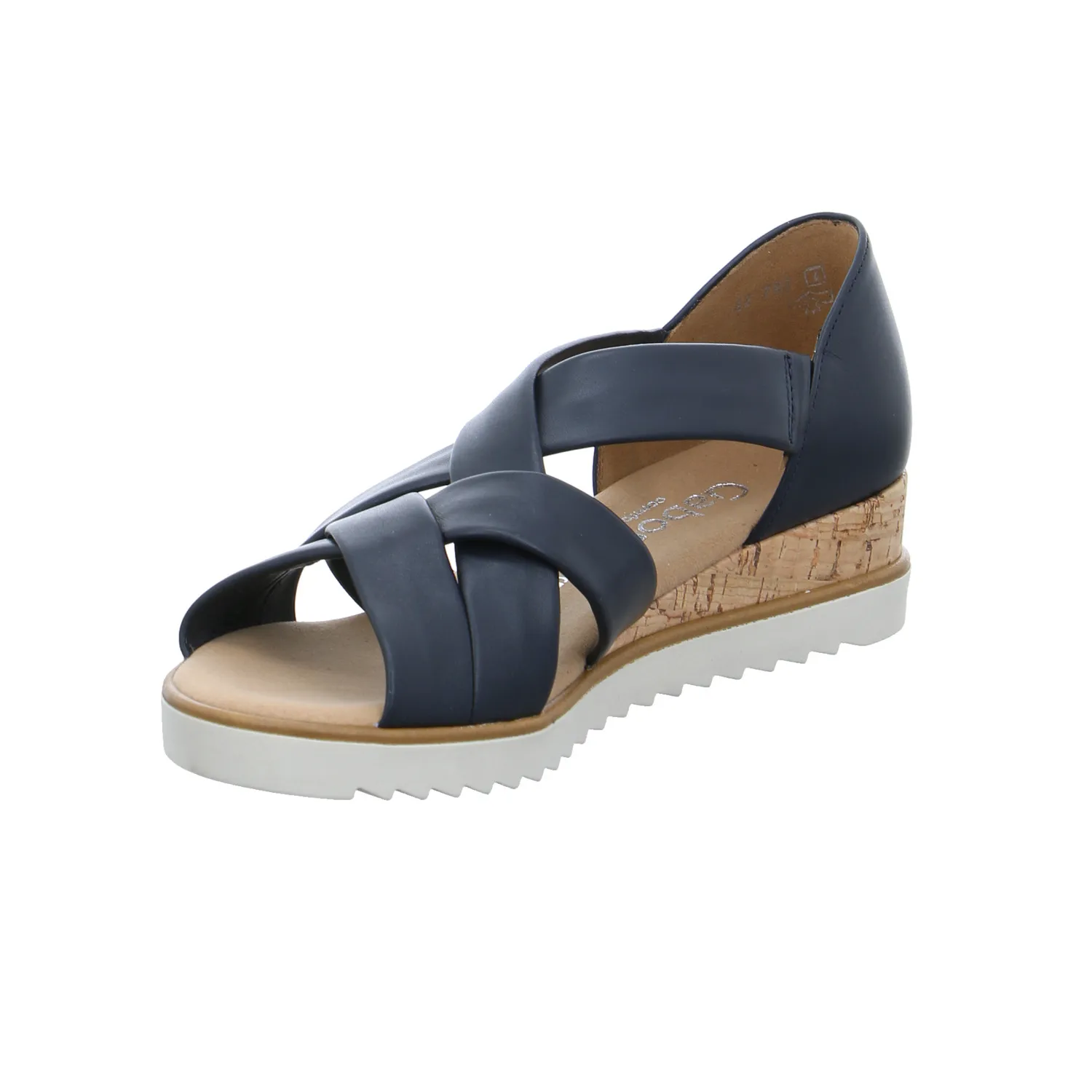 GABOR Sandalette Blau Leder