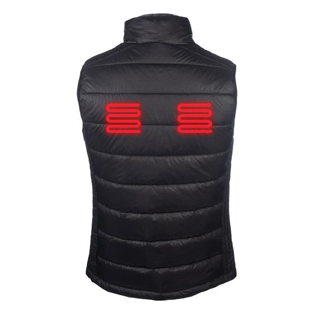 Bodywarmer HKM Heat Control Style Heating Men Zwart