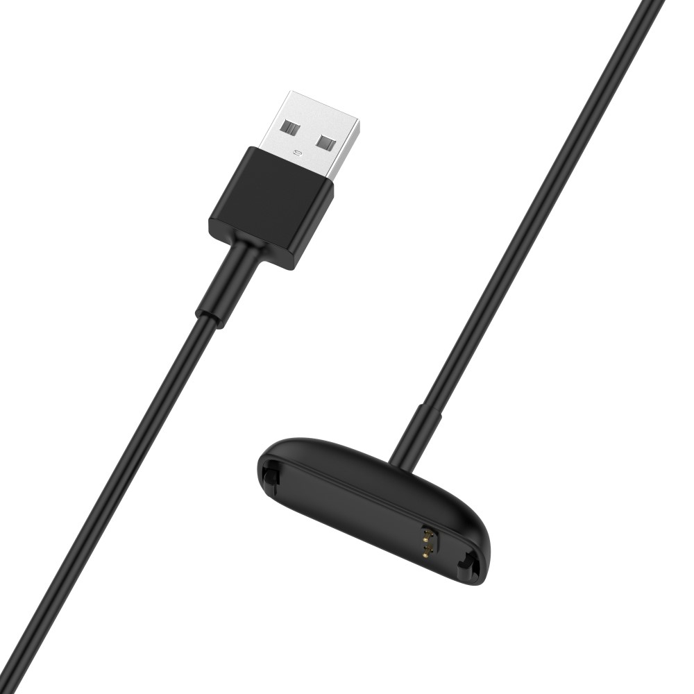 (1m) USB Ladekabel Dockingstation für Fitbit Inspire 3 Smart Watch - Schwarz