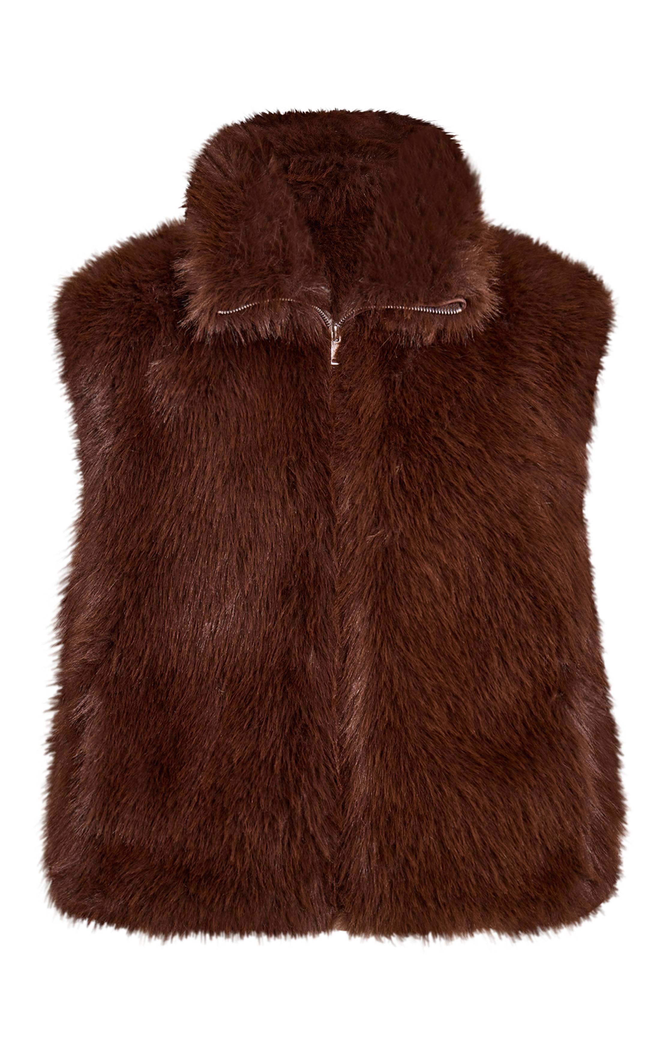 Chocolat Gilet En Synthétique