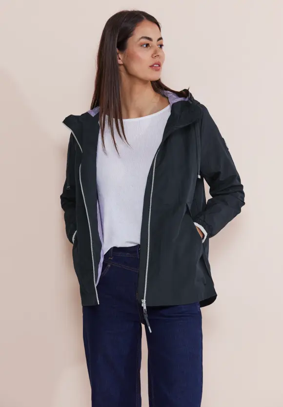 Moderner Windbreaker - gravity blue