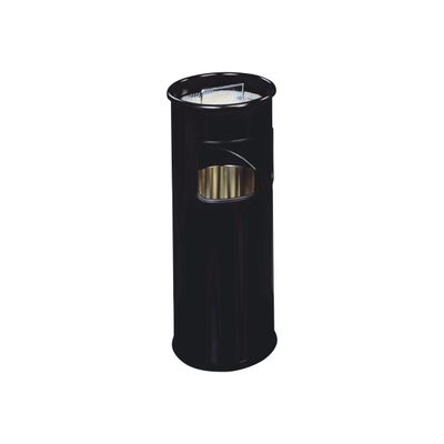 Durable - Corbeille à papier 17L + cendrier sable - noir