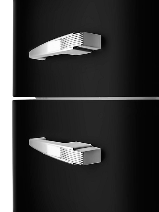 Réfrigérateur congélateur à poser ouverture gauche Smeg FAB32LBL5 234L / 97L noir