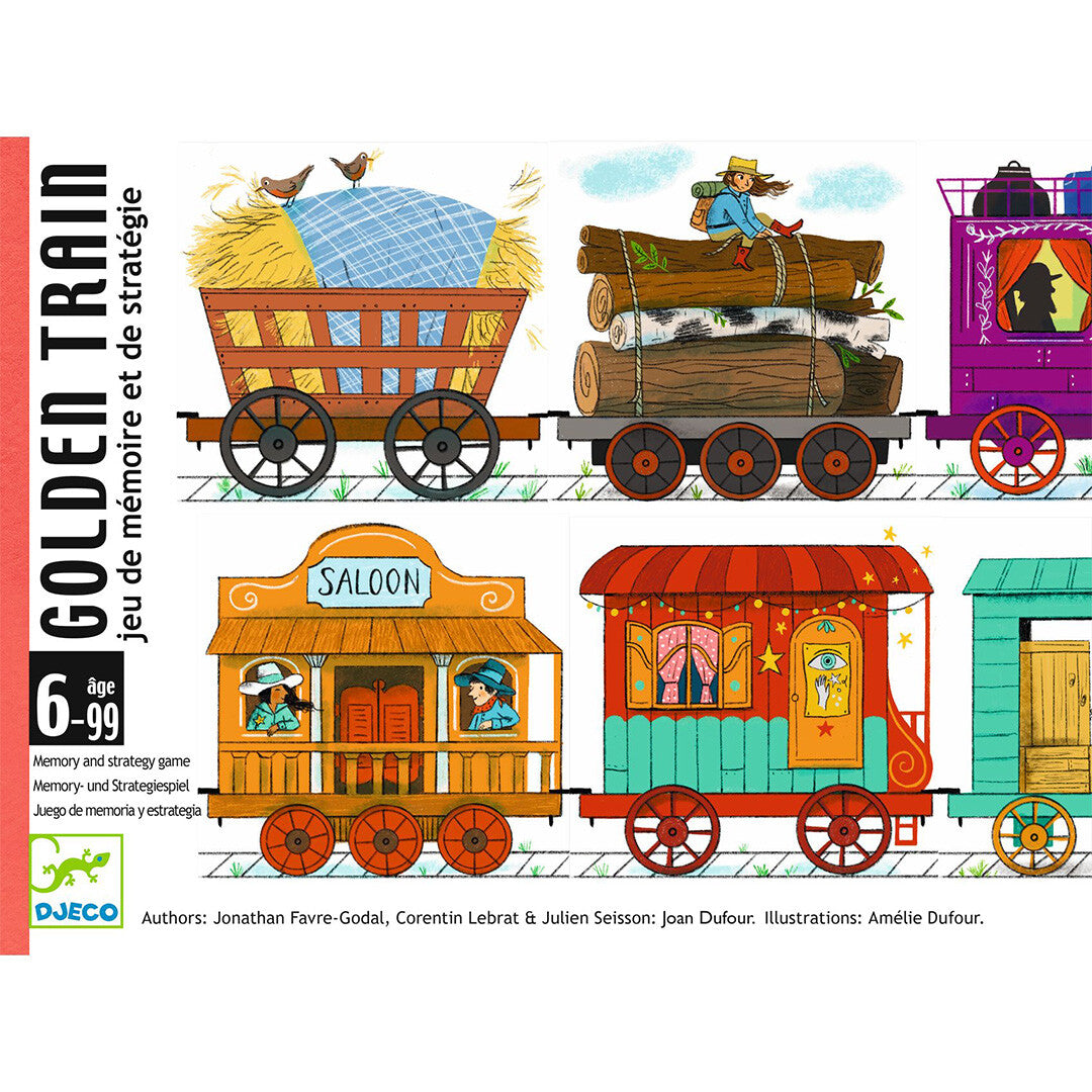 Djeco geheugen- en strategiespel golden train