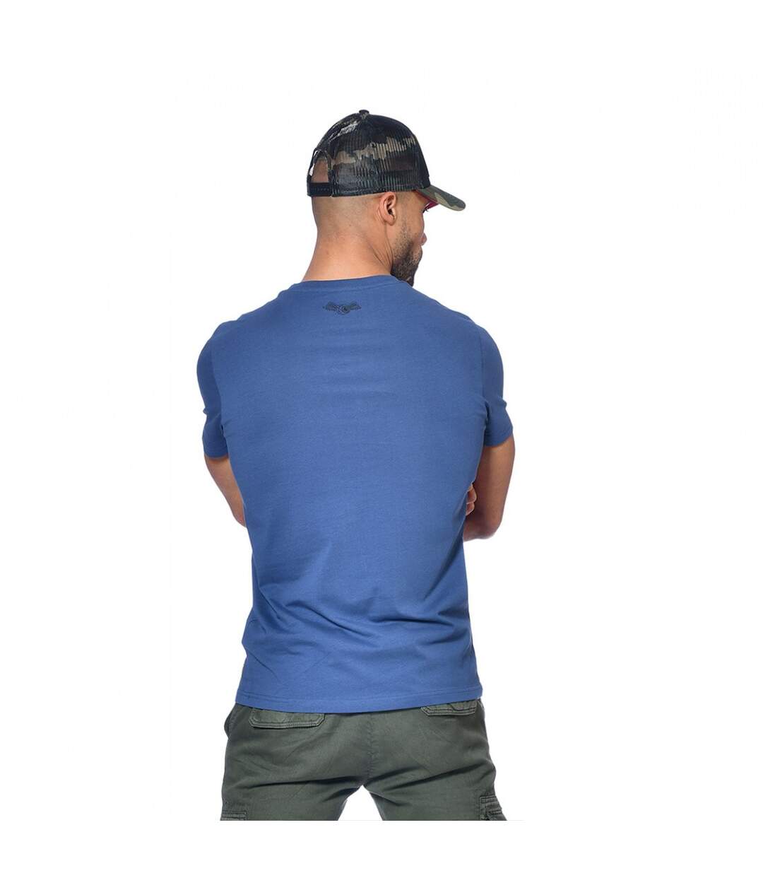 T-shirt Von Dutch col rond homme en coton Front