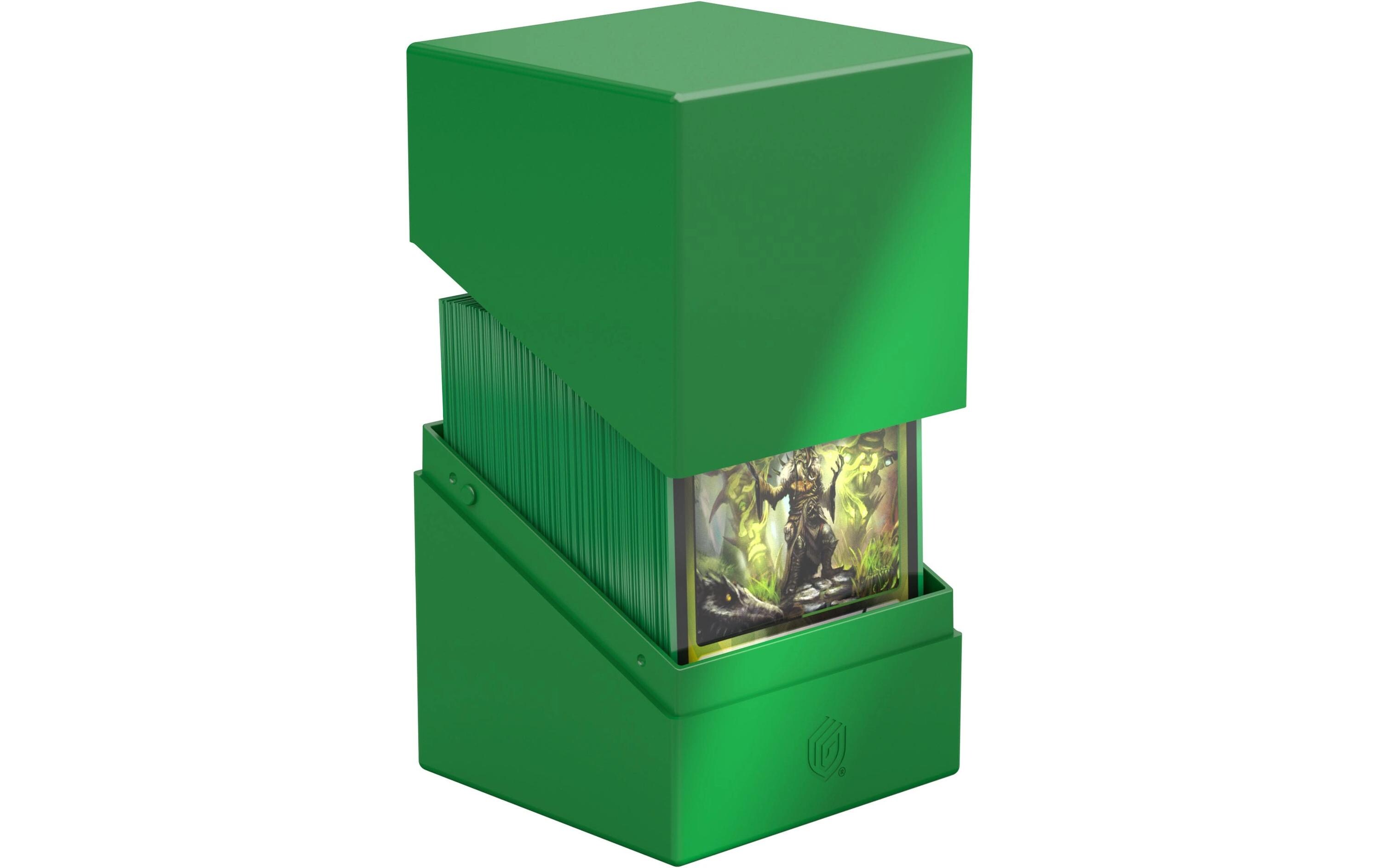 Kartenbox Boulder Deck Case 100+ Solid GrünHochwertige Aufbewahrungsbox für Karten der Standardgrösse