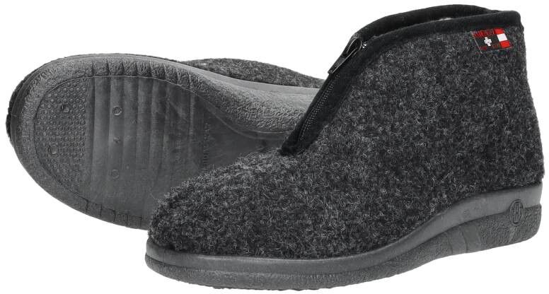 Cal Pantoffels Dicht donkergrijs
