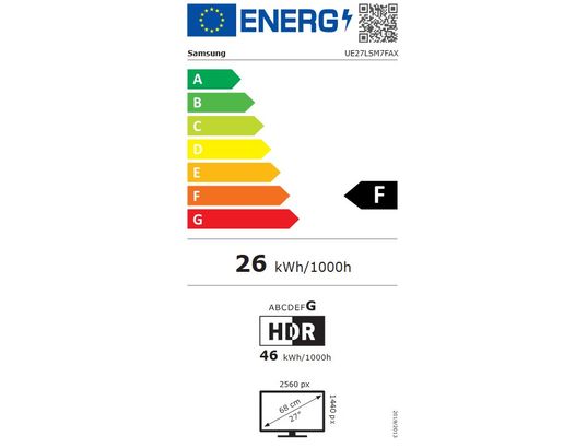 SAMSUNG - TV LED 68 cm UE27LSM7FAX