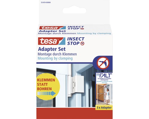tesa® adapter voor vouwdeuren, wit