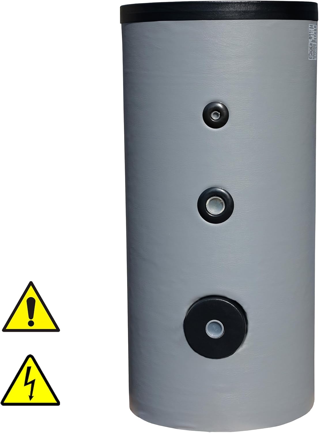 SUNEX® Warmwasserspeicher 300L mit 2 Wärmetauschern, emailliert, Magnesiumanode, Wärmedämmung, für Heizung und Warmwasser, Solar Speicher, Boiler, Warmwasserboiler