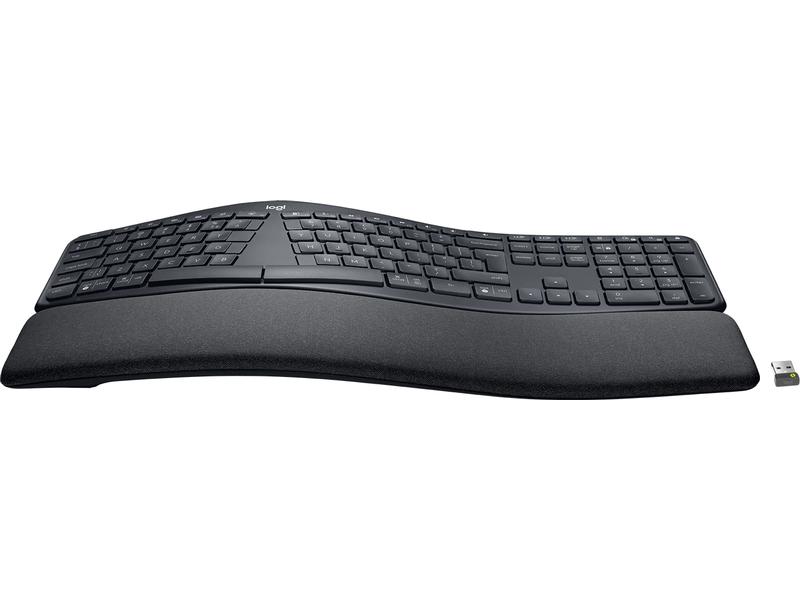 Logitech Tastatur K860 for Business Ergonomische und kabellose Tastatur mit Logi Bolt Empfänger
