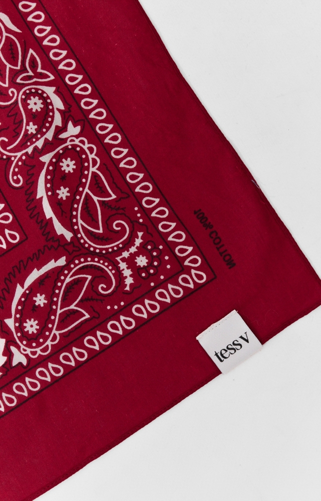 Bandana bordeauxrood