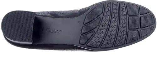 Gabor zwart 72.160.87 H - maat 8.5 pump zwart - maat 8.5 Calandschoen