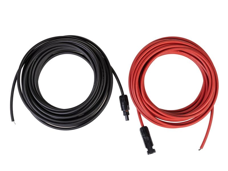 FURBER.power Solarkabel 6 mm² FC4 - offen, Set, 10 m Anschlusskabel Solarpanel zum selber kürzen (MC4-kompatibel)