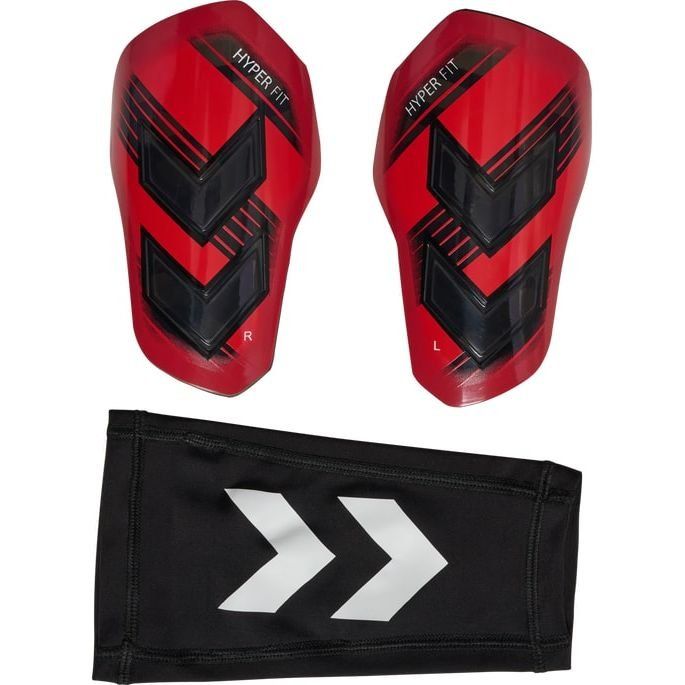 Hummel Protège-Tibias Hyper Fit - Rouge/Noir