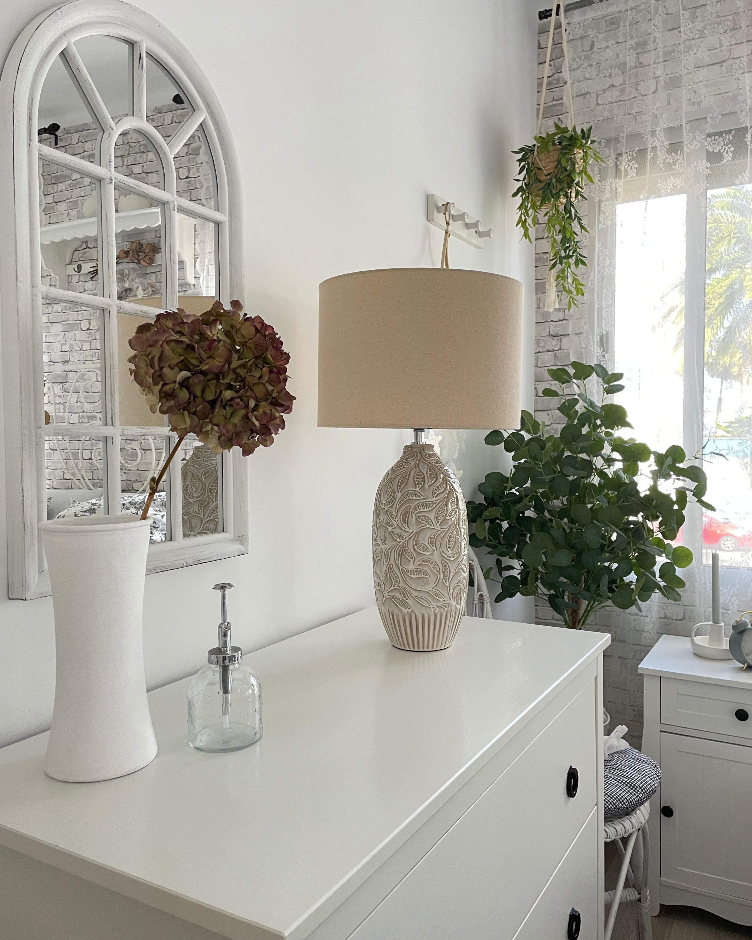 Tafellamp SALZA Keramiek Beige