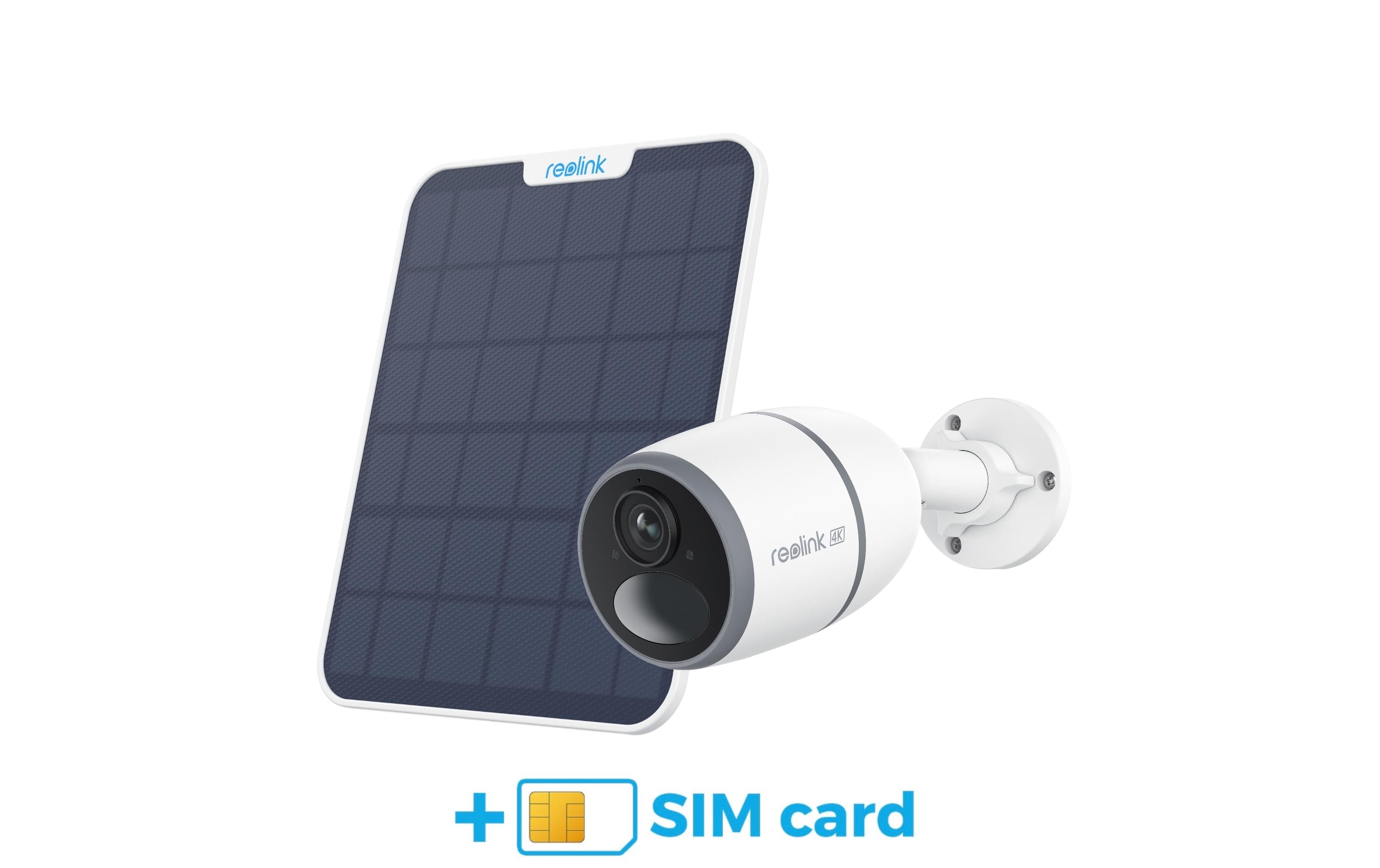 4G/LTE-Kamera G340 inkl. Solarpanel und SIM<br>Hochmoderne Überwachungskamera mit intelligenter Erkennung, Zwei-Wege-Audio und Nachtsicht