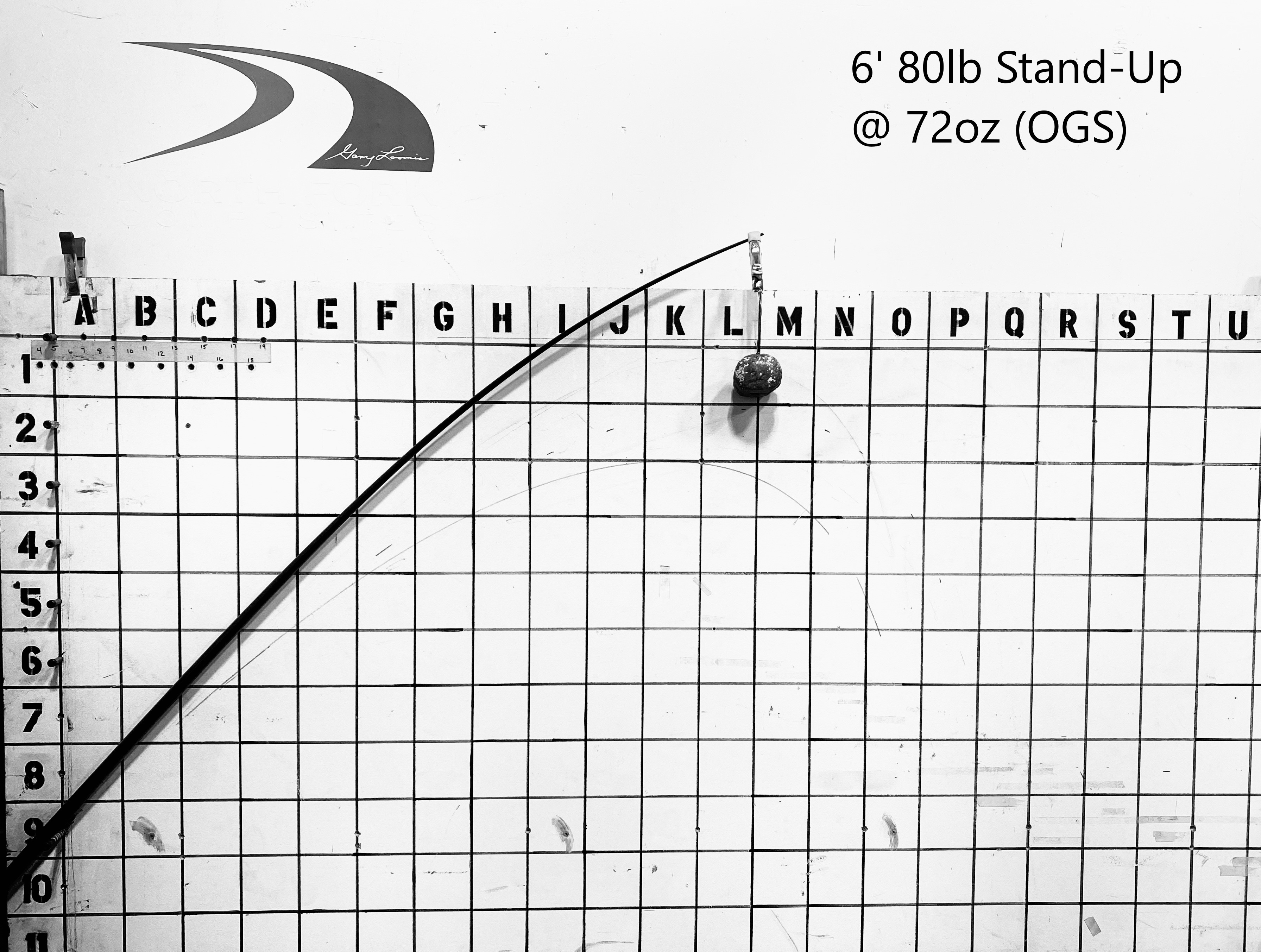 Blank Original Glass StandUp 50 1.82m50-80lb, GLOSS BLACKOriginal/All-Purpose/StandUp