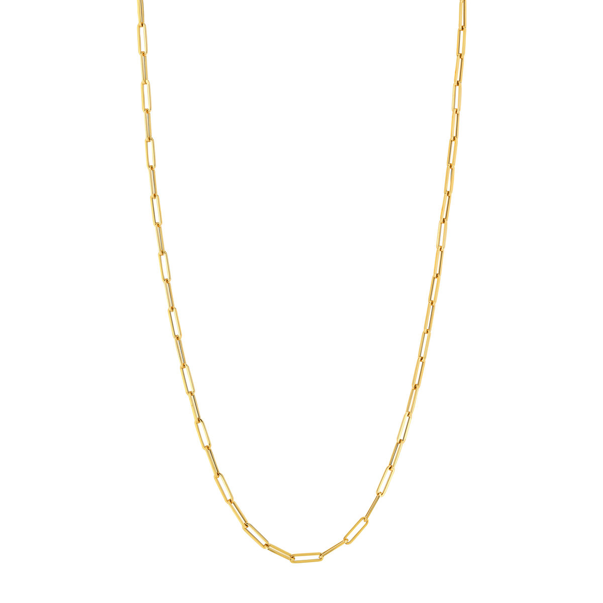 Collier or jaune 375 50 cm